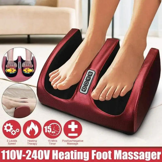 Electric Foot Massager Heating Therapy Hot Compression